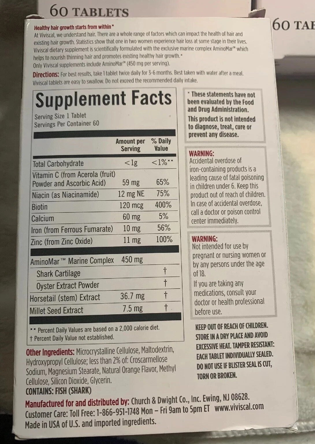 Viviscal Advanced Hair Growth Tablets