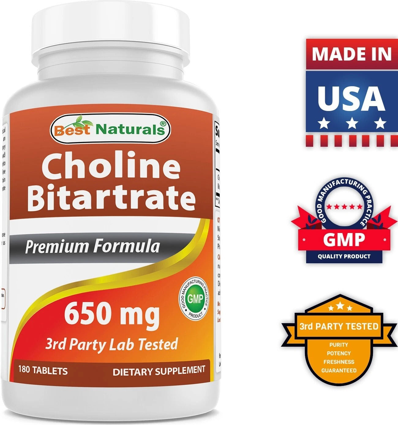 Best Naturals Choline Bitartrate Tablets