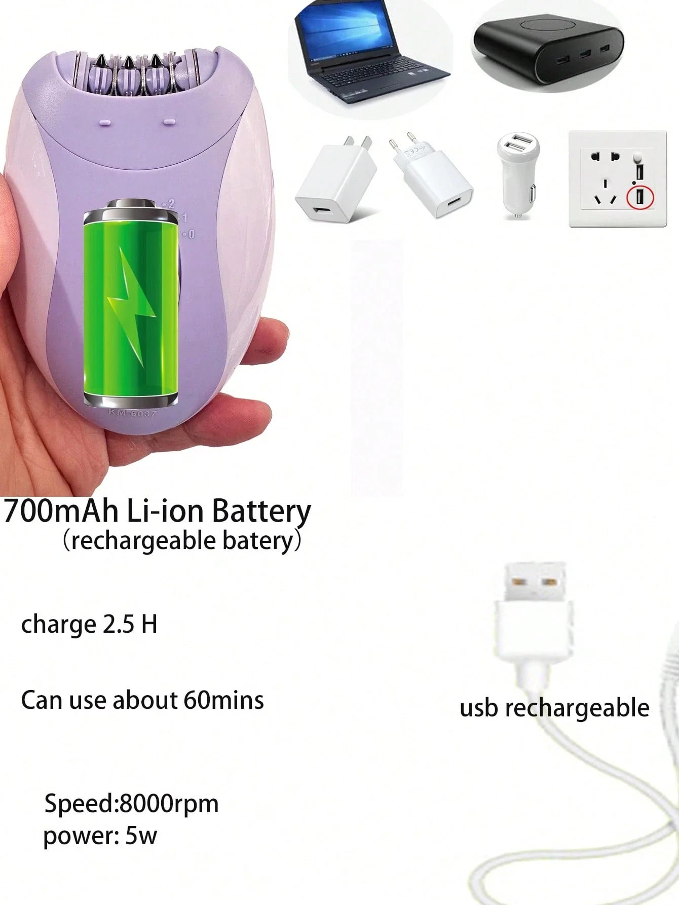 Kemei 4-In-1 Women Care Epilator