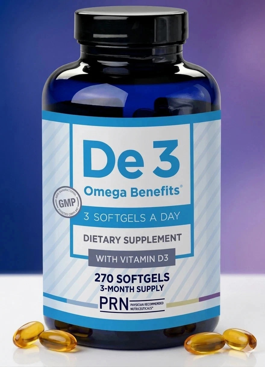 De3 Omega Benefits Softgel Supplement