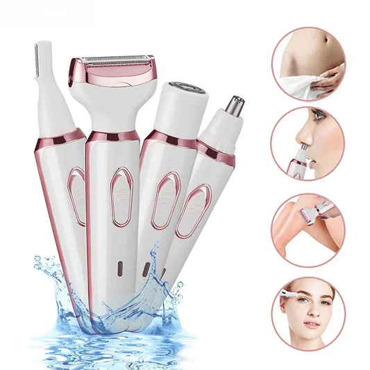 4-in-1 Women Electric Hair Remover